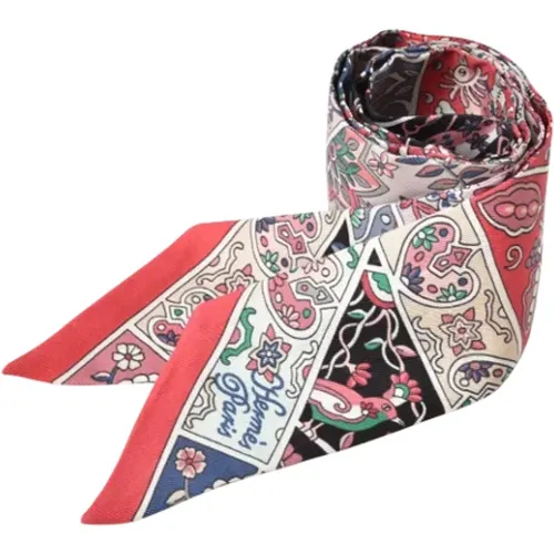 Pre-owned Scarves, female, , Size: ONE SIZE Pre-owned Canvas scarves - Hermès Vintage - Modalova