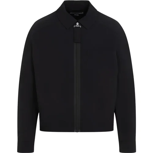 Schwarze Jacke für Männer Aw24 - Jacquemus - Modalova