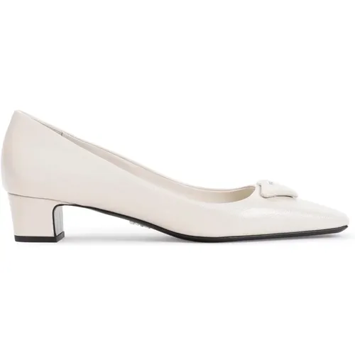 Pumps Elevate Style Luxurious Leather , female, Sizes: 3 1/2 UK, 5 1/2 UK, 3 UK, 6 UK - Prada - Modalova