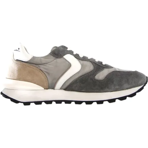 Sneakers, male, , Size: 8 US Grey Sneakers Paris Race Man - Voile blanche - Modalova