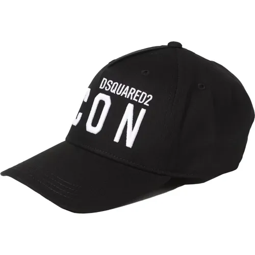 Caps, male, , Size: 54 CM Iconic Kids Hat for Boys and Girls - Dsquared2 - Modalova