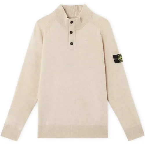 Turtlenecks, male, , Size: XL Knitted Sweater - Stone Island - Modalova