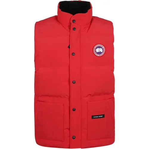 Freestyle Crew Vest Jackets , male, Sizes: L, XL - Canada Goose - Modalova