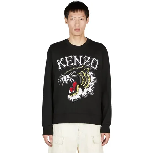 Grafischer Tiger Sweatshirt , Herren, Größe: S - Kenzo - Modalova