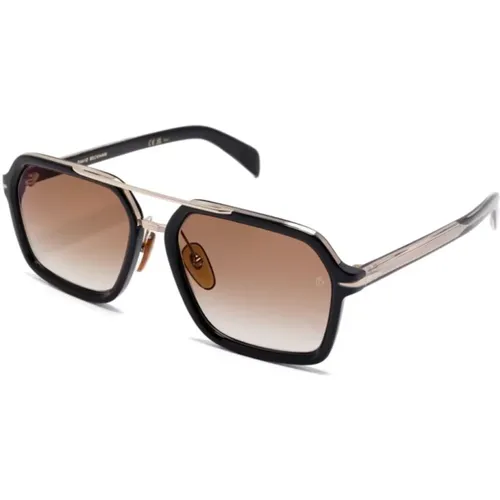 Db7128S 2M2Qy Sonnenbrillen , Herren, Größe: 58 MM - Eyewear by David Beckham - Modalova