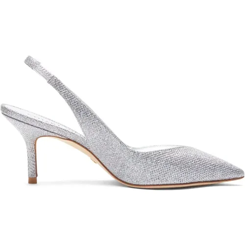 Pumps, female, , Size: 6 1/2 US Eva Embellished Slingback Pumps - Stuart Weitzman - Modalova