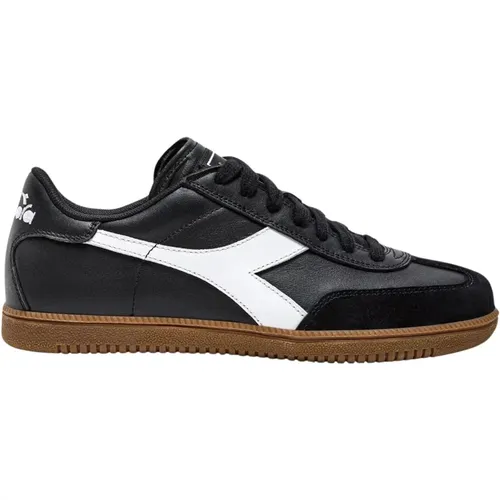 Hochwertiger Ledertrainer Schuh , Herren, Größe: 44 EU - Diadora - Modalova