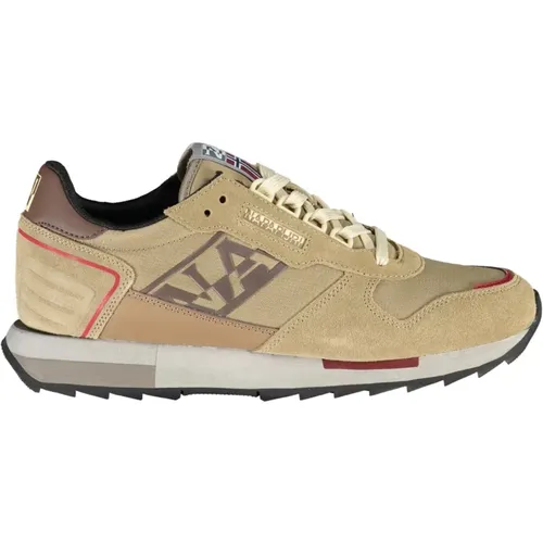 Sporty Lace-Up Shoes Contrast Logo , male, Sizes: 11 UK, 9 UK, 10 UK, 6 UK, 8 UK - Napapijri - Modalova