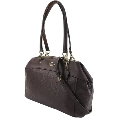 Pre-owned Shoulder Bags, female, , Size: ONE SIZE Pre-owned Leather handbags - Coach Pre-owned - Modalova