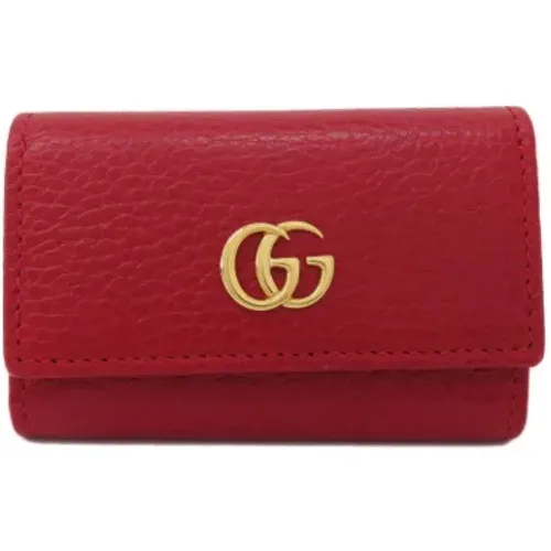 Pre-owned Accessories, female, , Size: ONE SIZE Pre-owned Leather key-holders - Gucci Vintage - Modalova