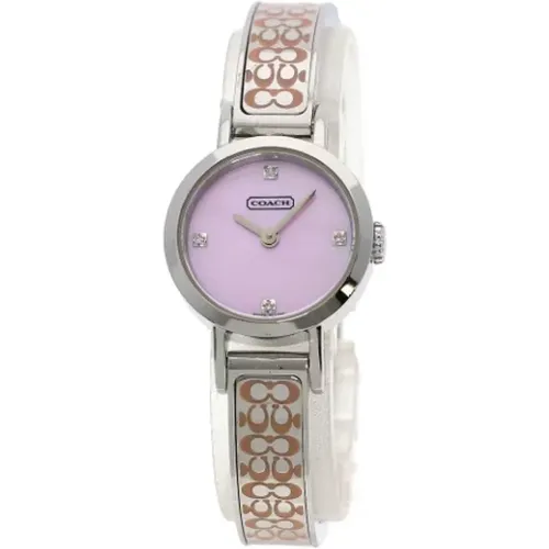 Pre-owned Watches, female, , Size: ONE SIZE Pre-owned Stainless Steel watches - Coach Pre-owned - Modalova