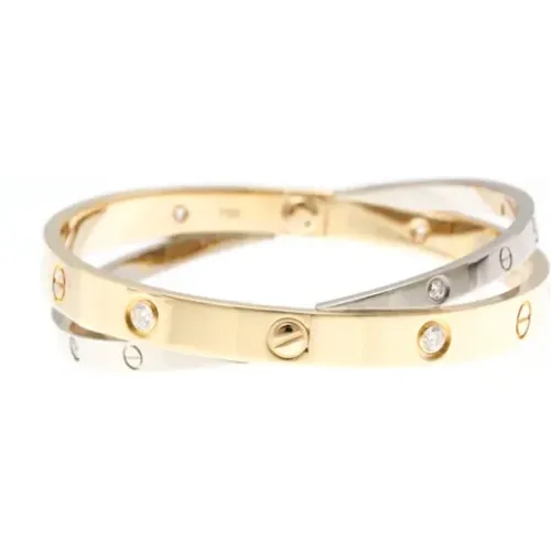 Pre-owned Jewellery, female, , Size: ONE SIZE Pre-owned Gold bracelets - Cartier Vintage - Modalova