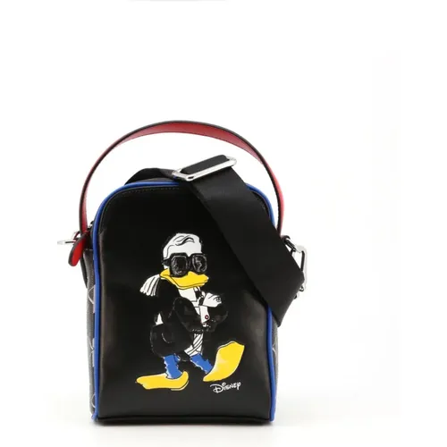 Lederhandtasche mit abnehmbarem Schulterriemen - Karl Lagerfeld - Modalova