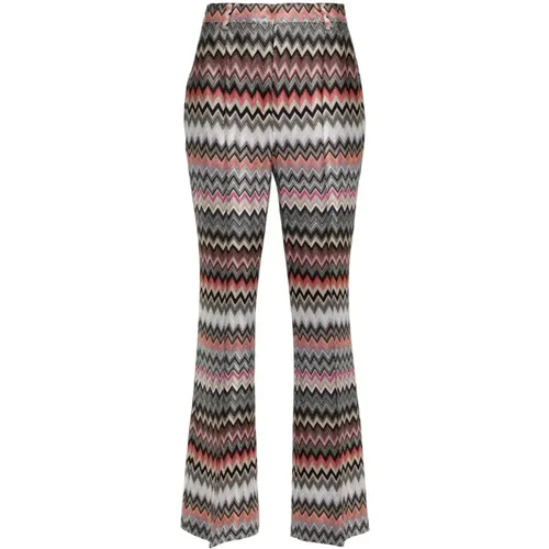 Wide Trousers, female, , Size: L Women's Clothing Trousers Divers Ss24 - Missoni - Modalova