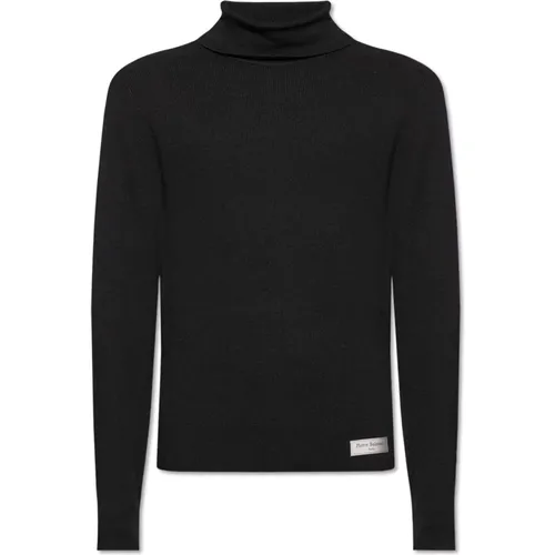 Turtlenecks, male, , Size: L Woolen turtleneck - Balmain - Modalova