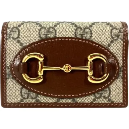 Pre-owned Wallets, female, , Size: ONE SIZE Pre-owned Fabric wallets - Gucci Vintage - Modalova