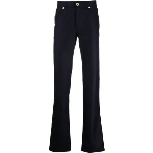 Wool Straight Jeans Chamonix , male, Sizes: W32 - Brioni - Modalova