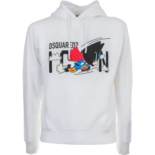 Hoodie with Hood , male, Sizes: S, XS - Dsquared2 - Modalova