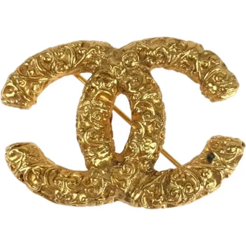 Pre-owned Metal brooches , female, Sizes: ONE SIZE - Chanel Vintage - Modalova