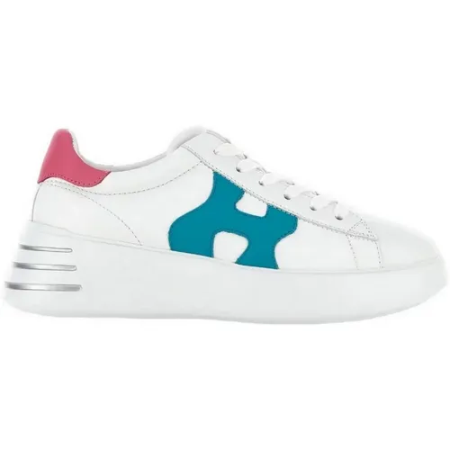 Rebel Leather Sneakers , female, Sizes: 3 UK - Hogan - Modalova