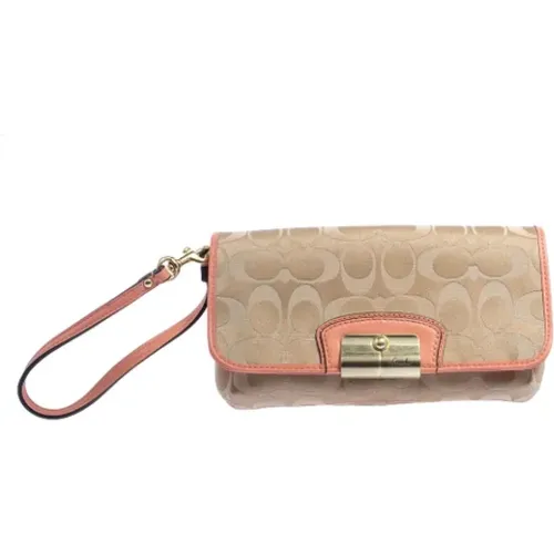 Pre-owned Canvas clutches , female, Sizes: ONE SIZE - Coach Pre-owned - Modalova