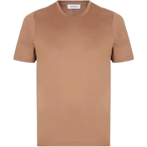 Casual Cotton T-Shirt , male, Sizes: M, L, S, XL, 2XL - Gran Sasso - Modalova
