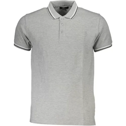 Besticktes Poloshirt mit Kontrastdetails , Herren, Größe: M - Cavalli Class - Modalova