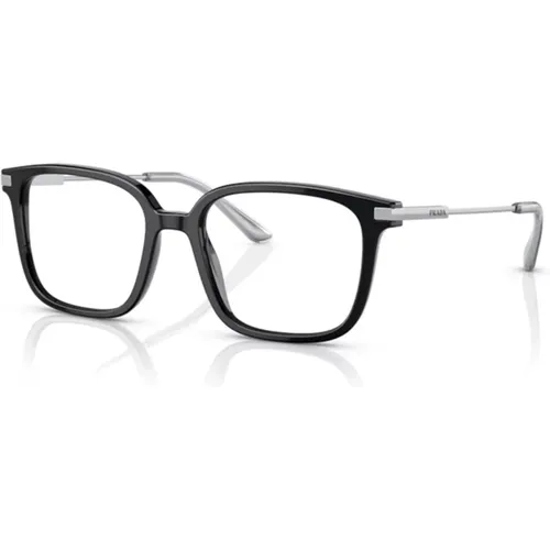 Modern Red Square Glasses , male, Sizes: 52 MM - Prada - Modalova