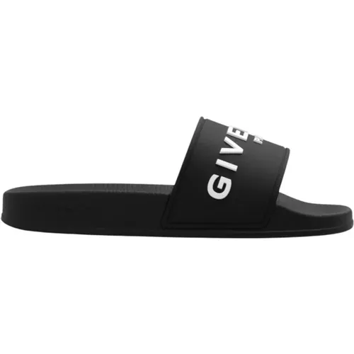 Sliders, female, , Size: 5 US Slides with logo - Givenchy - Modalova