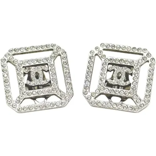 Pre-owned Jewellery, female, , Size: ONE SIZE Pre-owned Metal earrings - Chanel Vintage - Modalova