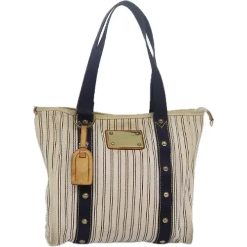 Pre-owned Tote Bags, female, , Size: ONE SIZE Pre-owned Canvas louis-vuitton-bags - Louis Vuitton Vintage - Modalova