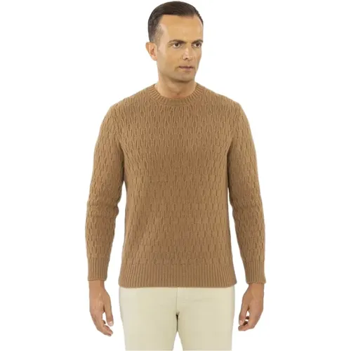 Round-neck Knitwear , male, Sizes: XL - Zanone - Modalova