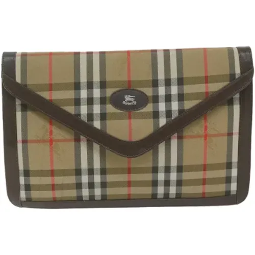 Pre-owned Fabric clutches , female, Sizes: ONE SIZE - Burberry Vintage - Modalova