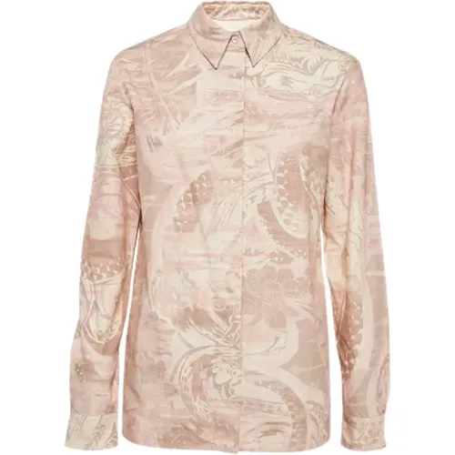 Pre-owned Shirts & Blouses, female, , Size: S Pre-owned Cotton tops - Emilio Pucci Pre-owned - Modalova