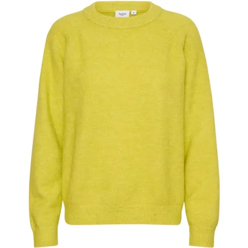 Garbiesz Pullover Strick Celery , Damen, Größe: L - Saint Tropez - Modalova