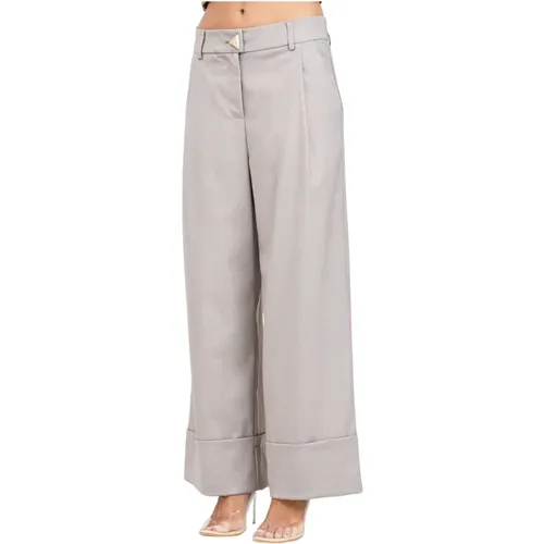 Elegante Bootcut Graue Hose Akep - Akep - Modalova