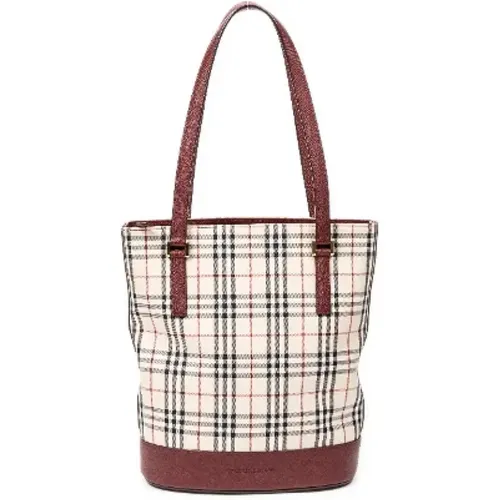 Pre-owned Canvas totes , female, Sizes: ONE SIZE - Burberry Vintage - Modalova