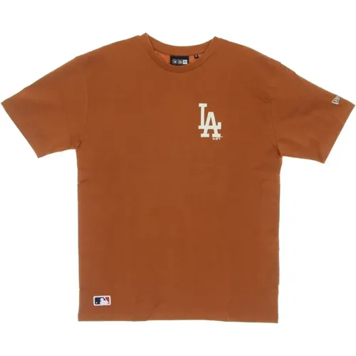 T-Shirts, male, , Size: XS MLB Big Logo Tee Losdod Toffee - new era - Modalova