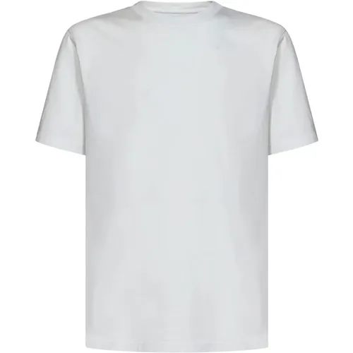 Weiße Baumwoll-T-Shirts und Polos mit Cargotaschen , Herren, Größe: XL - Maison Margiela - Modalova