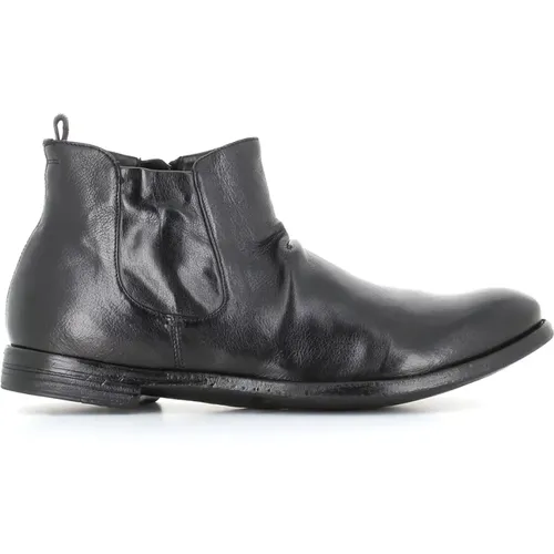 Leather Zip Boots , male, Sizes: 11 UK, 10 UK - Officine Creative - Modalova