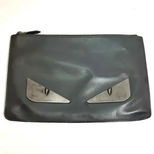 Pre-owned Bags, male, , Size: ONE SIZE Pre-owned Leather fendi-bags - Fendi Vintage - Modalova