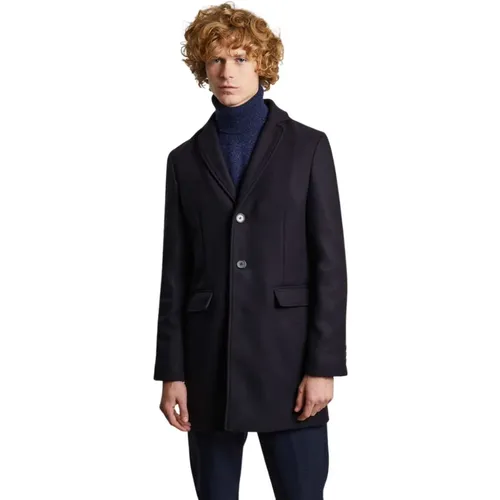 Blazers, male, , Size: XL Made in France virgin wool overcoat - L'Exception Paris - Modalova