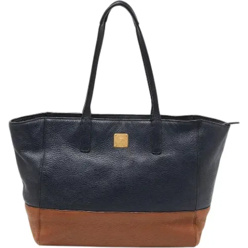 Pre-owned Tote Bags, female, , Size: ONE SIZE Pre-owned Leather totes - MCM Pre-owned - Modalova