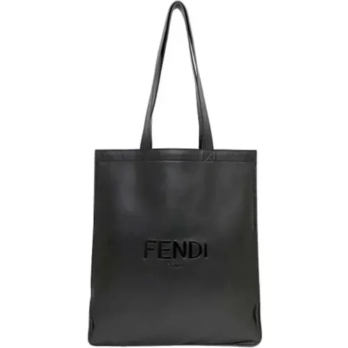 Pre-owned Tote Bags, female, , Size: ONE SIZE Pre-owned Leather totes - Fendi Vintage - Modalova