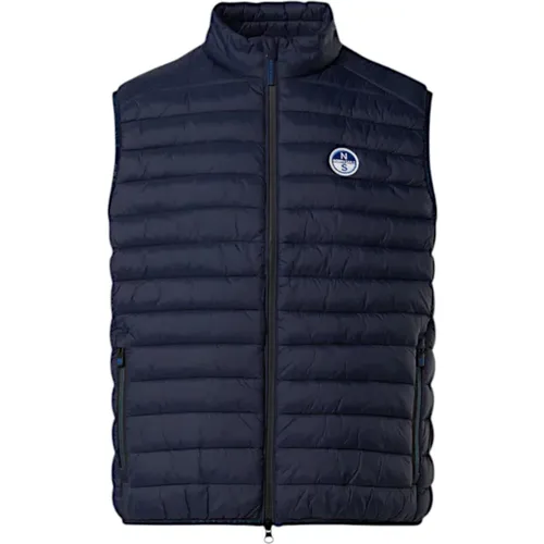 Vests, male, , Size: 2XL Ultralight Nylon Sleeveless Jacket - North Sails - Modalova