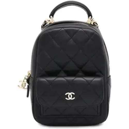 Pre-owned Backpacks, female, , Size: ONE SIZE Pre-owned Leather chanel-bags - Chanel Vintage - Modalova