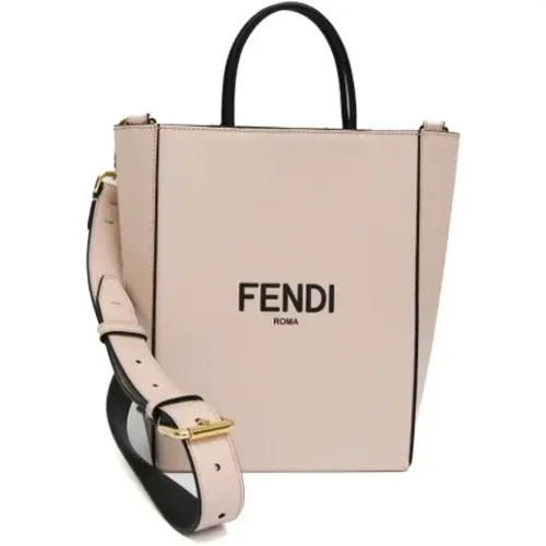 Pre-owned Tote Bags, female, , Size: ONE SIZE Pre-owned Leather handbags - Fendi Vintage - Modalova