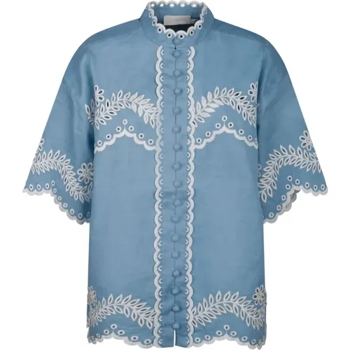 Stilvolle Hemden,Exquisites Besticktes Baumwollhemd - Zimmermann - Modalova