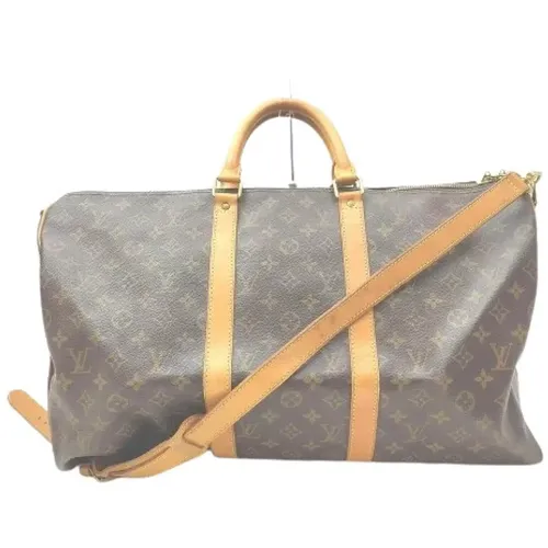 Pre-owned Weekend Bags, unisex, , Size: ONE SIZE Pre-owned Canvas Monogram Bag - Louis Vuitton Vintage - Modalova