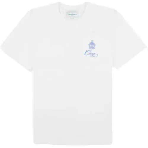 Casa Emblem Tee , male, Sizes: S, XL, 2XL - Casablanca - Modalova